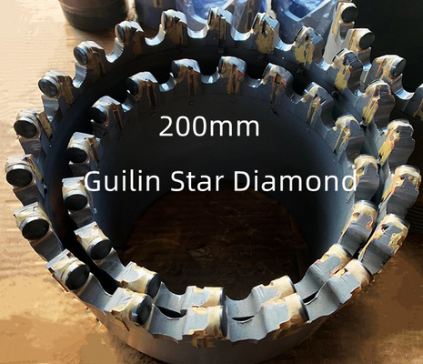 Estrella Diamante Exploration Drill Bits PDC que quita el corazón al diámetro de 200m m