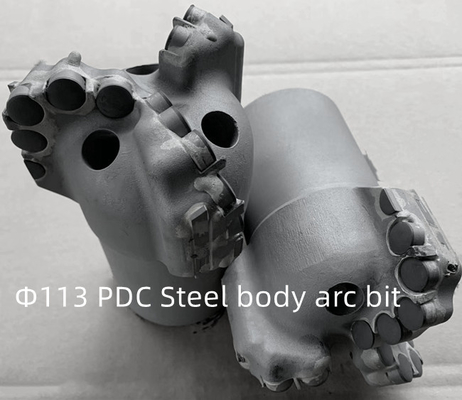 Ángulo Diamante Bit policristalino, broca del arco del campo petrolífero de 96m m PDC